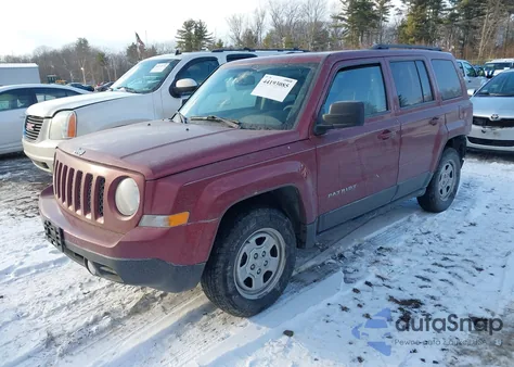 2016 Jeep Patriot Sport from USA, damaged, VIN 1C4NJPBA5GD764995